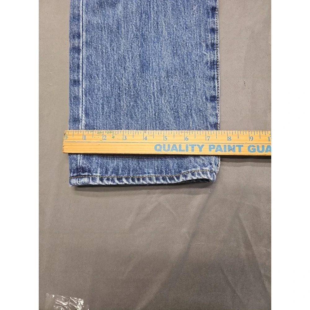 2-Levi's 501 Jeans Mens 32x34 (32x32) Blue Denim Straight Leg Button Fly Outdoor